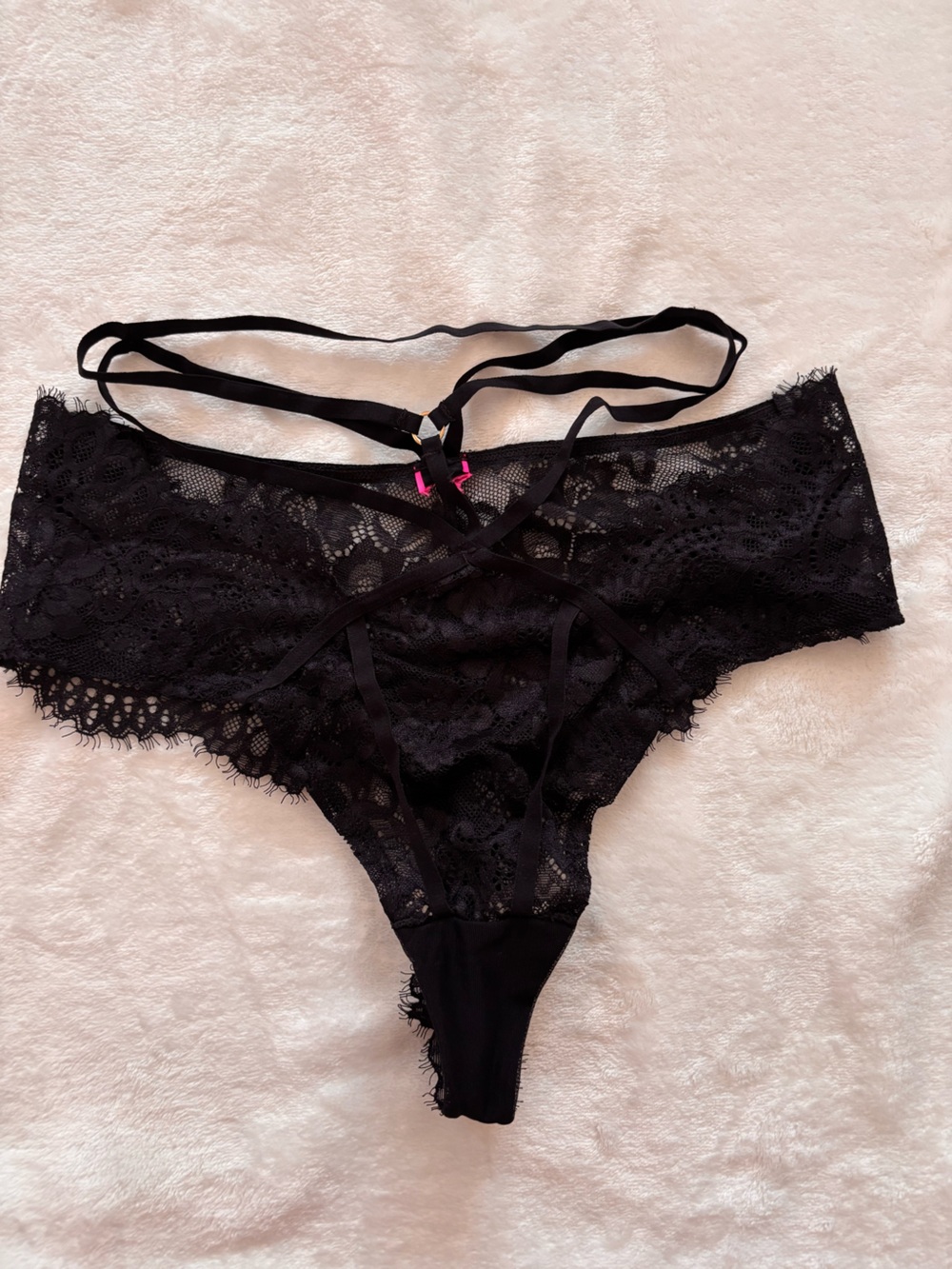 La Senza black lace pantie